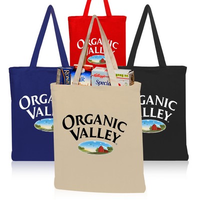 Color Cotton Tote Bags (14.5"x16.75")