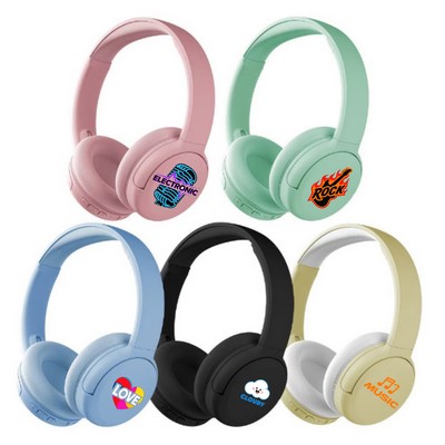 Wireless On-Ear Audio Noise Cancelling Headphones