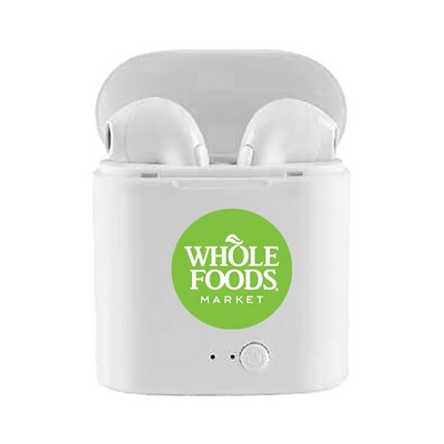 Oak Street True Wireless Stereo Earbuds with Custom Imprint