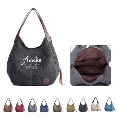 Women Casual Canvas Tote Bag