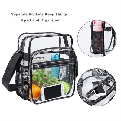 Clear Crossbody Messenger Shoulder Bag