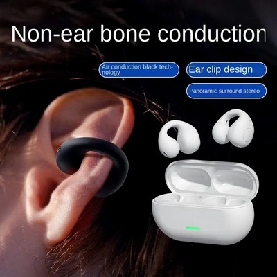 Wireless Bluetooth Ear Clip Bone Conduction Earphones