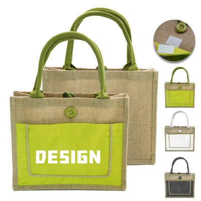 Handwoven Jute Shopping Tote