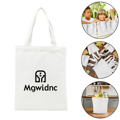 Portable Handheld Canvas Tote Bag Large Capacity Corporate Event Gift Promotional Advertising.