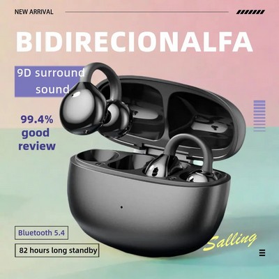 New Arrival Ear Clip Sports Wireless Earphones with Ai Translator