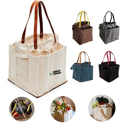 Tote bag 7-Pocket Farmer's Market Tote With Compartments