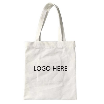 Cotton Canvas Grocery Tote Bag