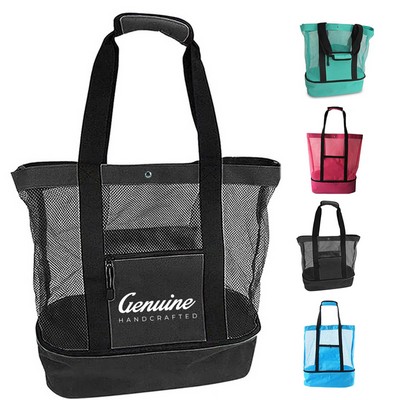 Picnic Double Layer Mesh Beach Bag