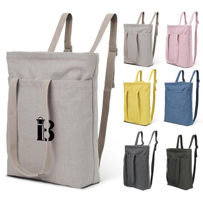Tote Bag Backpack 2" 1 Waterproof Holds14" Laptop