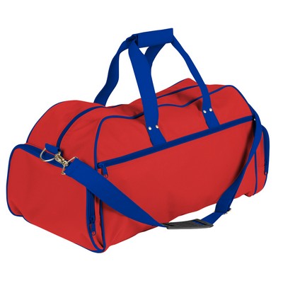 USA & Union Made 600 Denier Polyester Weekender Duffel Bag (22"x12")