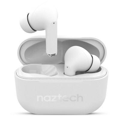 HYPERCEL Naztech Xpods Pro True Wireless Earbuds w/Wireless Charging Case White