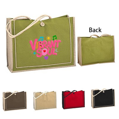 Cotton Jute Tote Bags