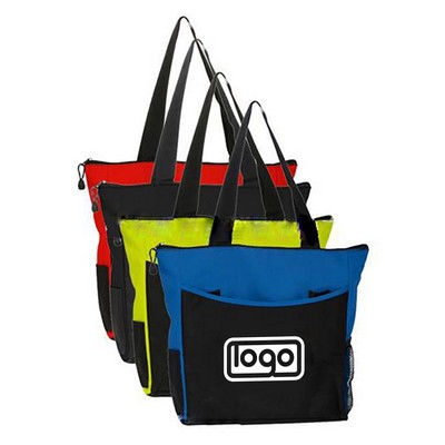 600 Denier Polyester Colored Classic Tote Bag