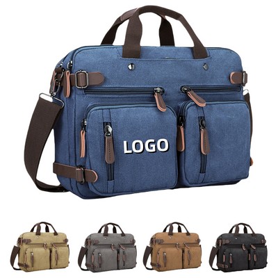 Vintage Canvas Laptop Bag