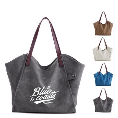 Vintage Canvas Tote Bag