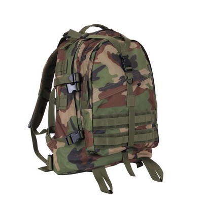 Woodland Camo Large Transport Backpack