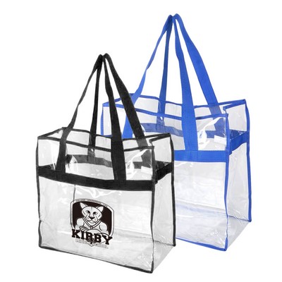 20" Webbing Handles NFL Approved Open Stadium Tote Bag