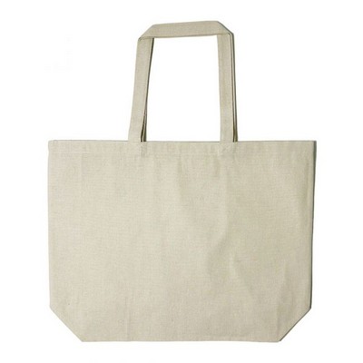 12oz Jumbo Cotton Gusseted Tote