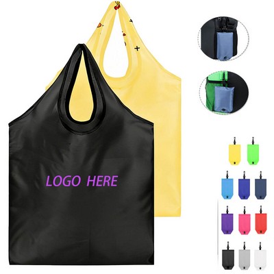 Reusable Fold-Up Shopping Tote Bag