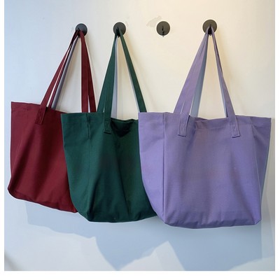 Customizable Logo Canvas Tote Bag for Eco-Friendly Shopping