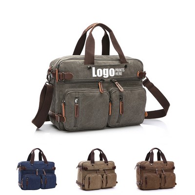 Canvas travel Large Capacity Backpack