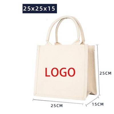 Heavy Duty Foldable Washable Canvas Grocery Bag
