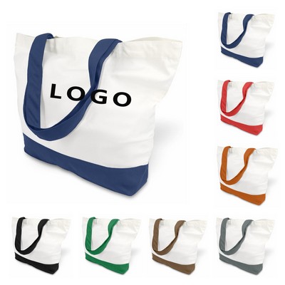 Large 12oz Cotton Canvas Tote Bag
