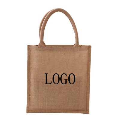Extra-Large Waterproof Jute Shopping Tote