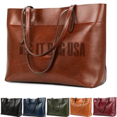 Vintage Waterproof Leather Shoulder Bag
