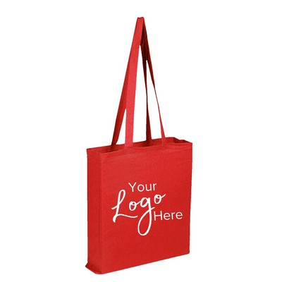 Economical Tote 15"W x 16"H x 3" Gusset Bag (Red)