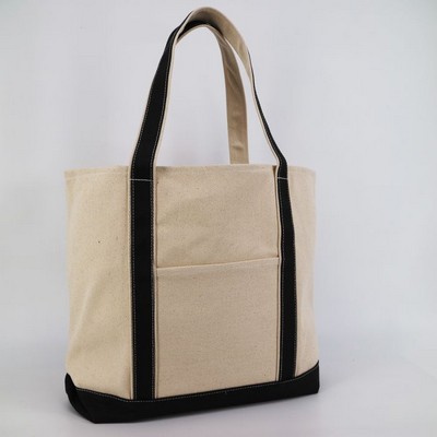 Classic XL Cotton Canvas Resort Tote Bag