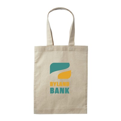 Rectangle Natural Cotton Fiber Gift Bag (2 Color Imprint)