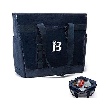 50L Outdoor Oxford Picinc Cooler Tote Bag